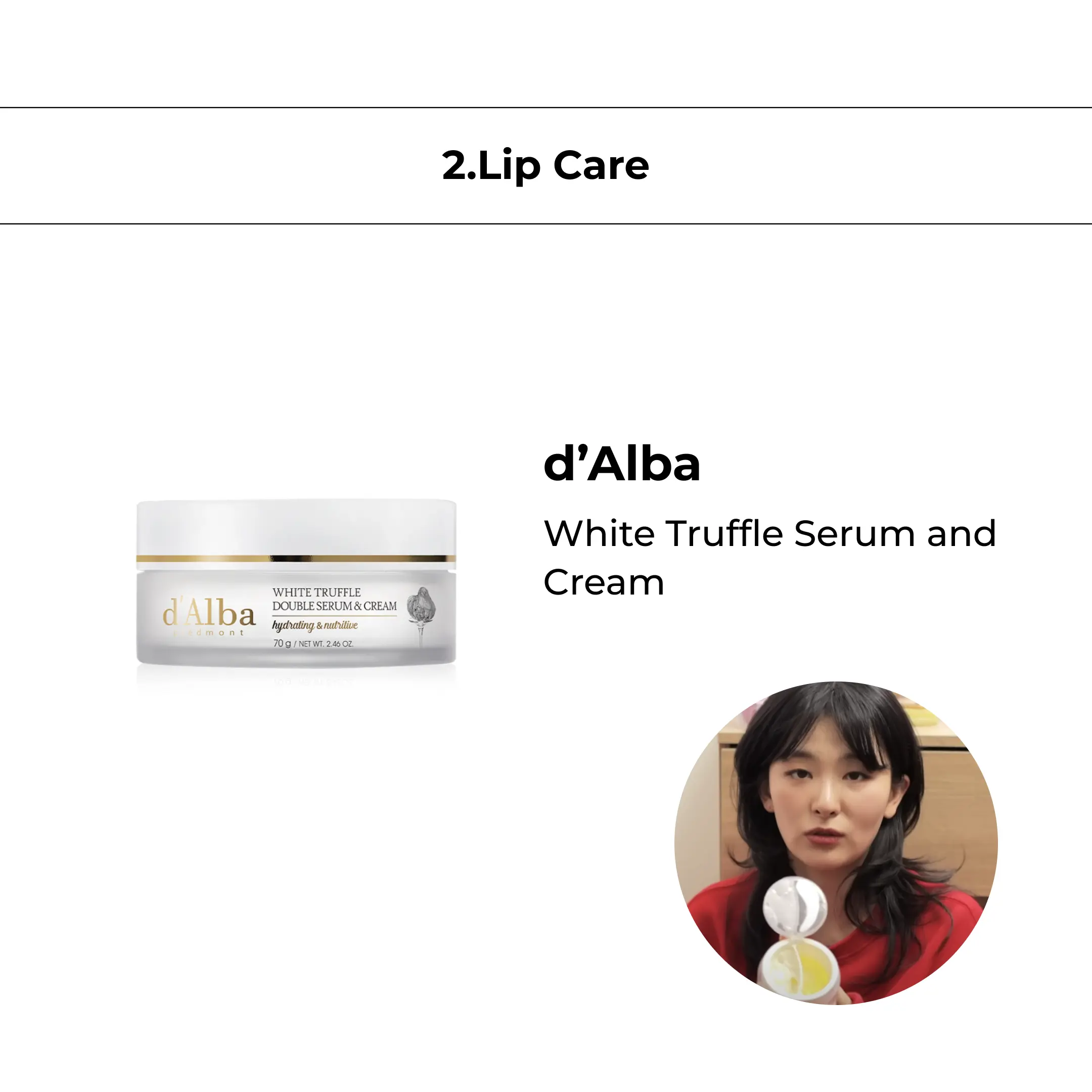 d'Alba White Truffle Serum and Cream