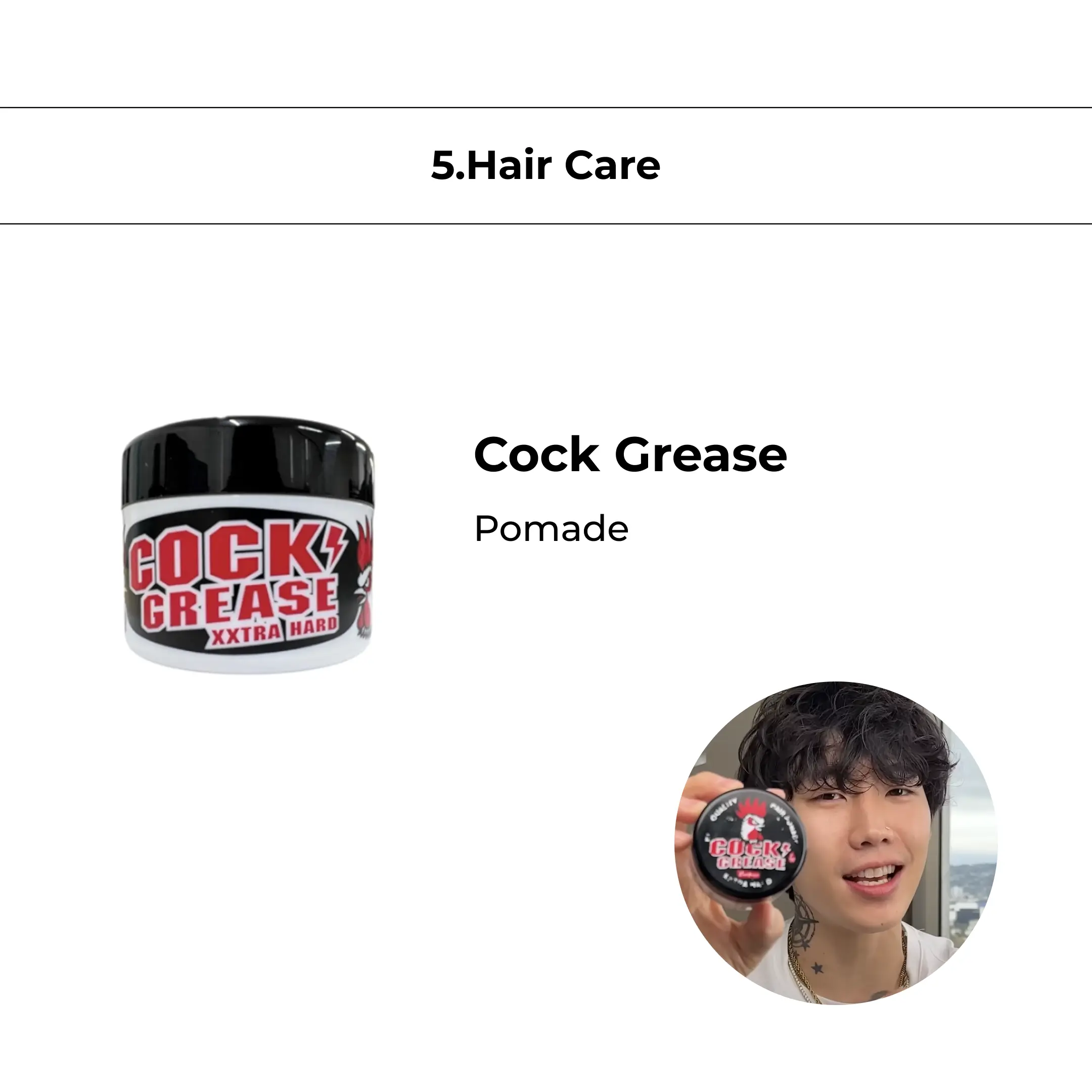 Cock Grease Pomade